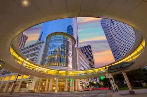 Prosegur Security Phoenix Houston A commercial building in Houston Texas that Prosegur provides security guard services for.