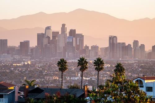 Prosegur Security Los Angeles An aerial view of Los Angels that Prosegur provides security guard services for.