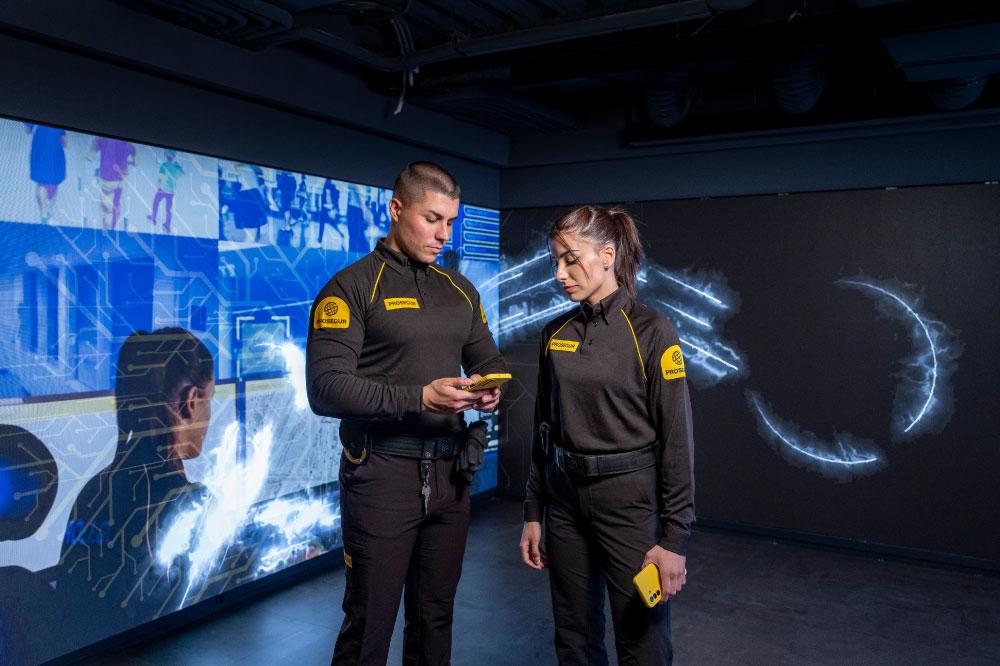 Two Prosegur security guards