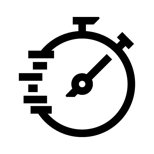 Faster Response Time Faster response time icon