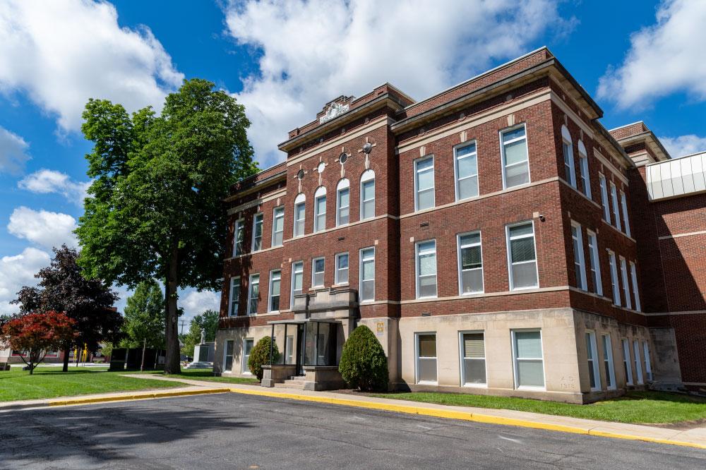 Local courthouse building