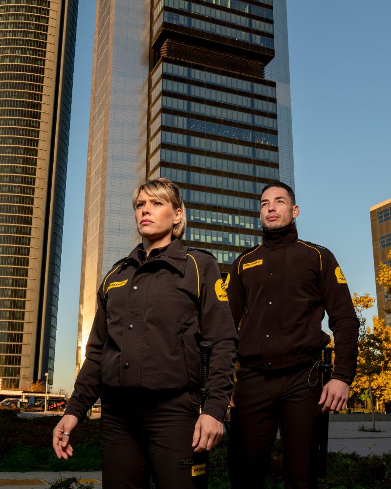 Hotel Security Guarding Two Prosegur security guards providing hotel security guarding services