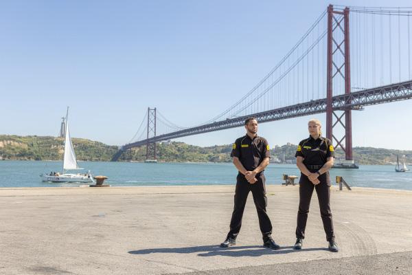 Two port and maritime security officers