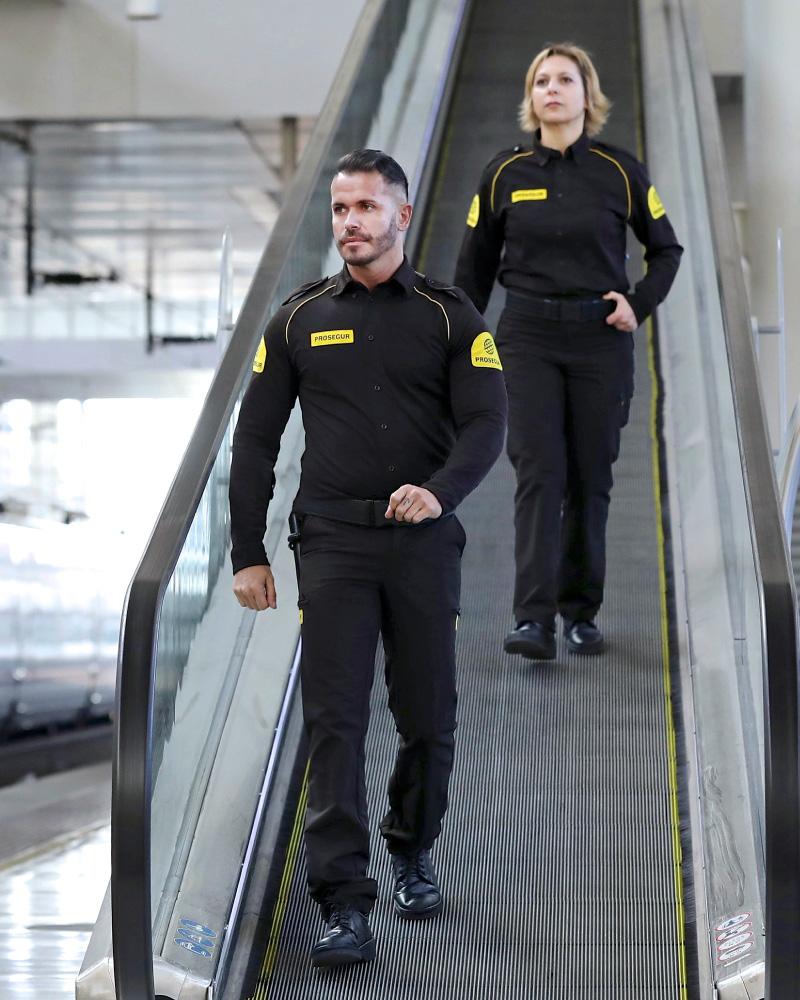 Pharmaceutical Security Guards Two Prosegur security guards providing pharmaceutical security guard services