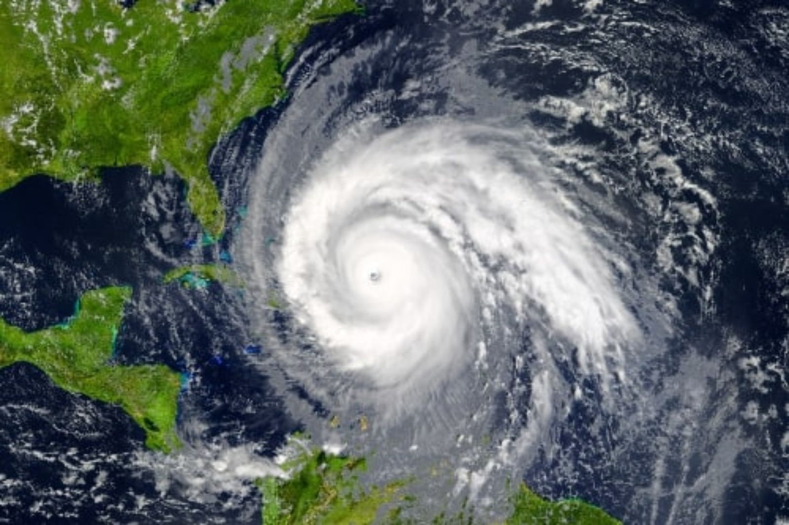 Natural disaster from hurricane