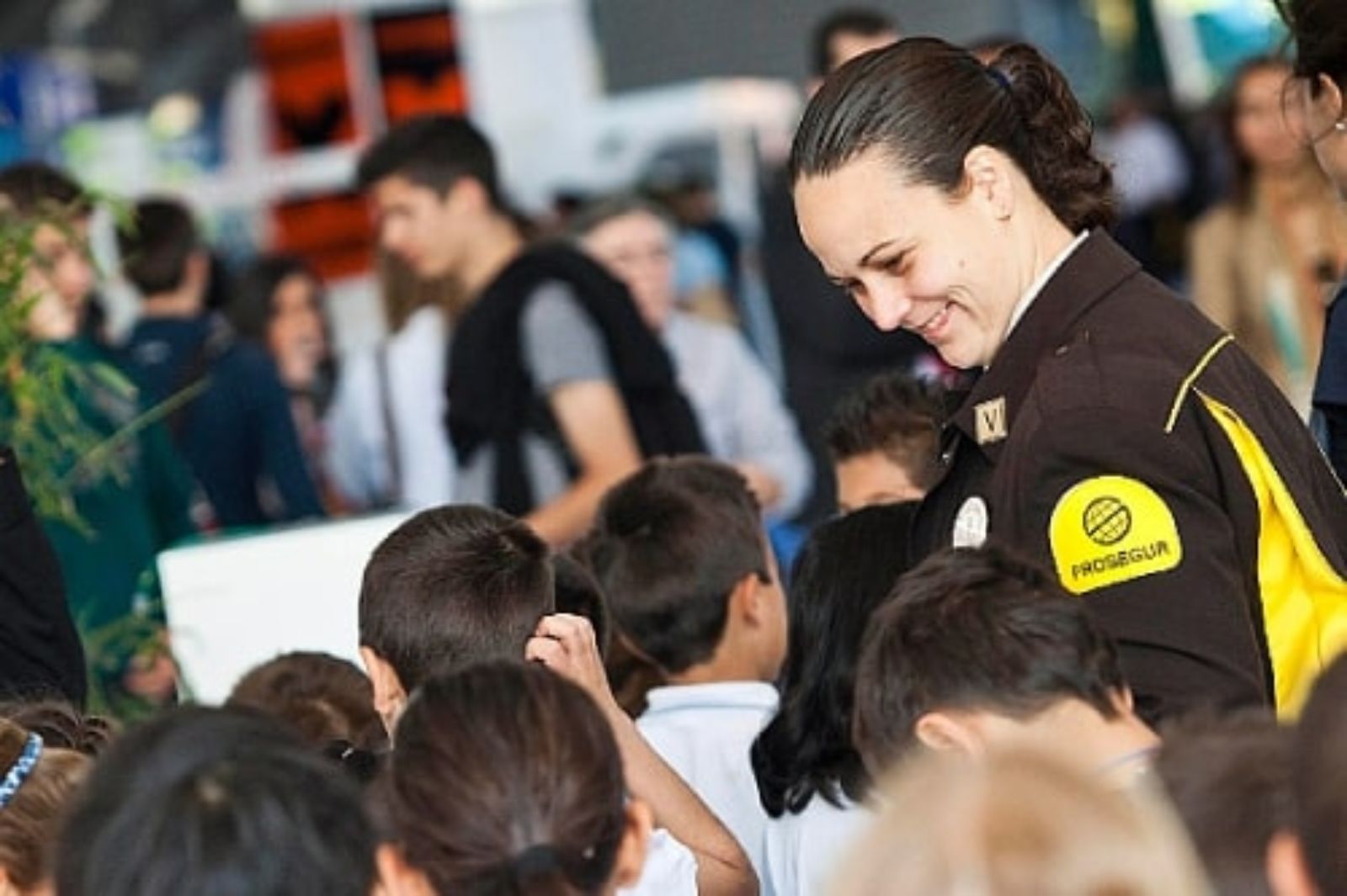 Security officers at an event