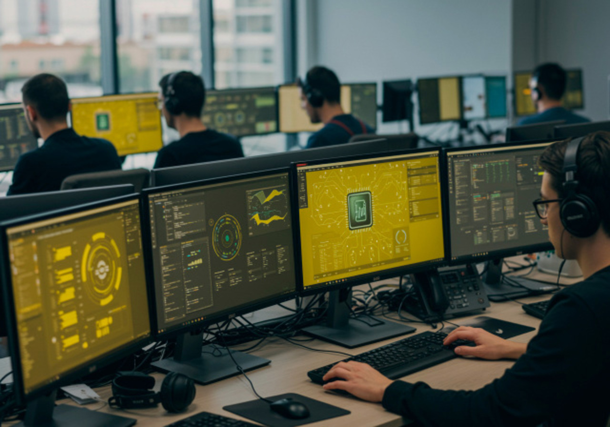 Data analyst operating from the iSOC
