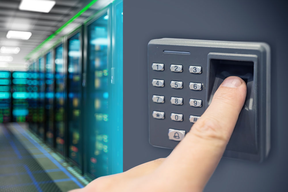 Data center server access control