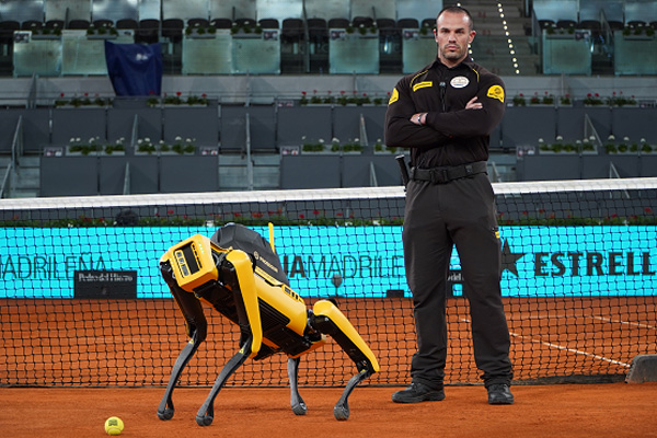 Mutua Madrid Open and Prosegur Include a Smart Robot Dog in Their Security Device for the First Time Mutua Madrid Open and Prosegur Include a Smart Robot Dog in Their Security Device for the First Time